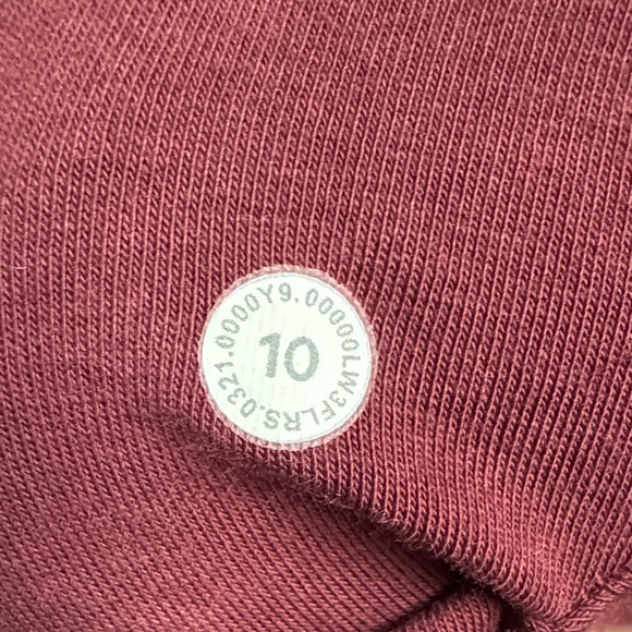 Lululemon Warm Restore Oh So Sherpa Pullover 1/2 Zip Up Burgundy Women’s 10 - Picture 11 of 14